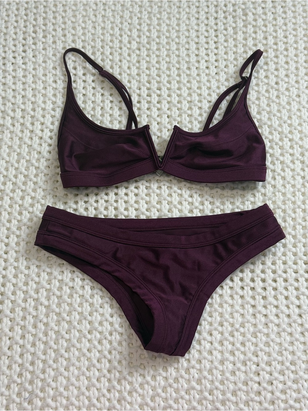 Plum V-Wire Bikini Set - Women's Swim